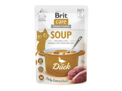 Brit Care Cat Soup with Duck 75 g 8595602569182