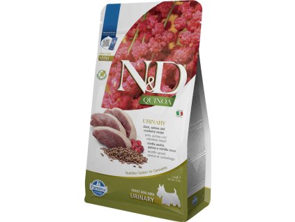 farmina nd quinoa mini urinary kaczka 15kg 1200