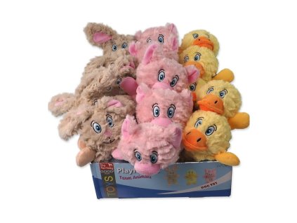 Hracka DF Playful Farm mix zvieratko piskacie 21cm 8595681842091