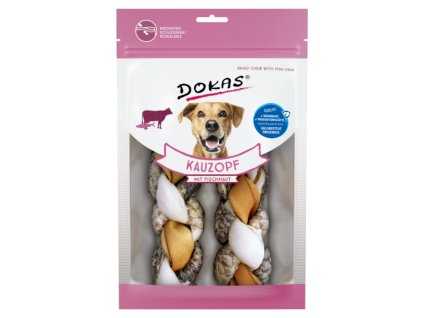 Dokas Vrkoc z hovadzej a rybacej koze 120g 4251276204531