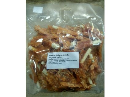 Kuracie filetky na tyčinke z byvolej kože malé 500g