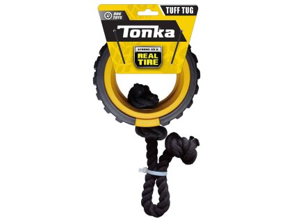 TONKA Hračka pre psov gumové mega ťahadlo s lanom a vložkou 38 cm