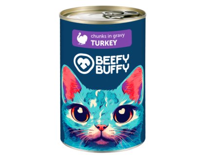 BEEFY BUFFY Masove morcacie kusocky v omacke 415 g 4820255193199