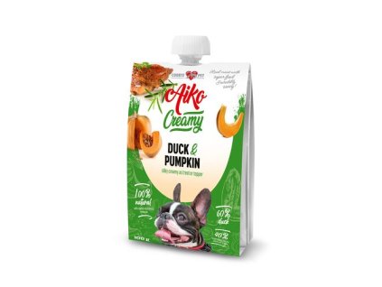 COBBYS PET AIKO CREAMY Duck & Pumpkin 100g mäsový krém kačica s tekvicou