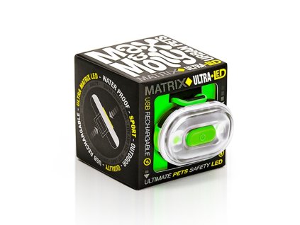 Matrix Ultra LED Safety light - Lime green/Cube