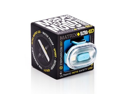 Matrix Ultra LED Safety light - Sky Blue/Cube