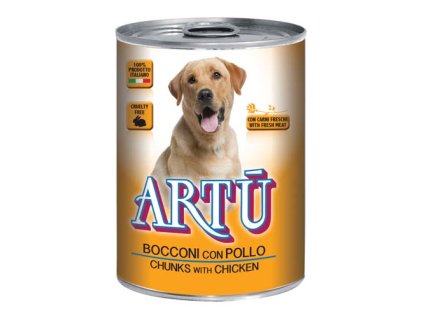 MONGE ARTÚ Chunks kura 415g