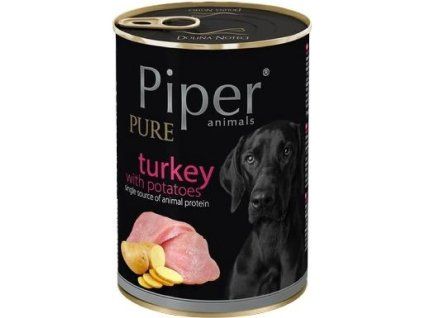 Piper Platinum Konzerva pre psov morka a zemiaky 400g