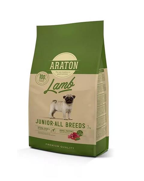 Araton dog junior lamb granule pre šteniatka 3 kg