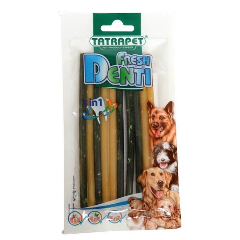 Tatrapet fresh denti dentálne tyčinky 0,5x13cm 10ks