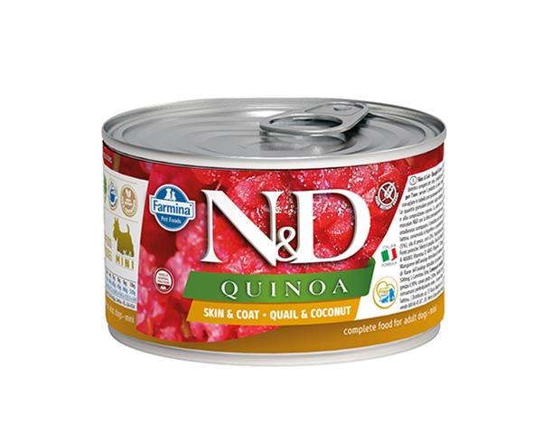 Farmina N&D dog QUINOA quail & coconut konzerva 140 g