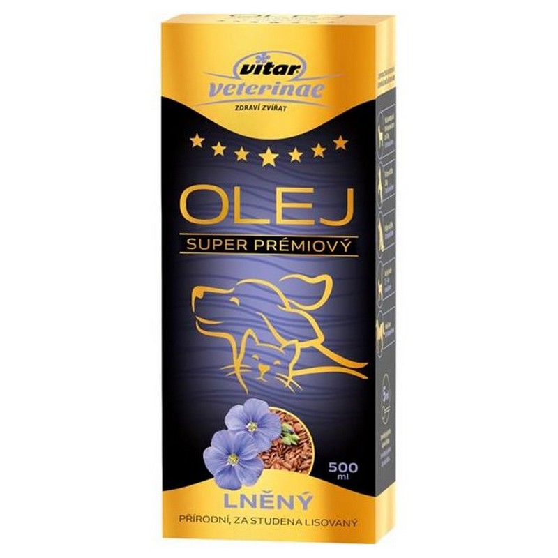 VITAR Veterinae ľanový olej 500 ml