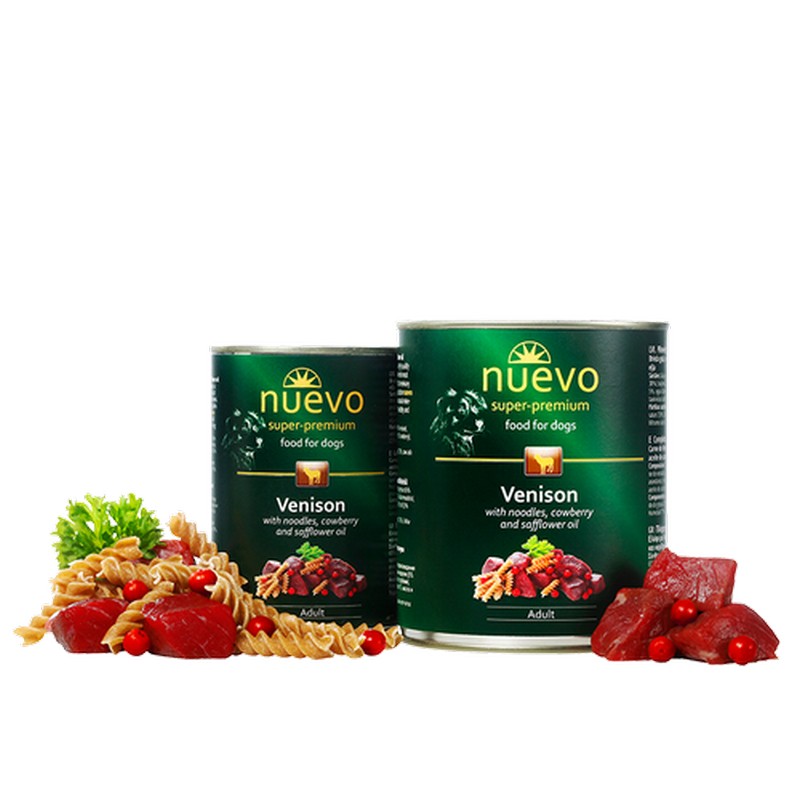 Nuevo Dog konz. Adult Venison Menue 400g