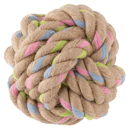 Hračky pre psov, Beco Hemp Rope - Chunky Ball-L Velkost: L