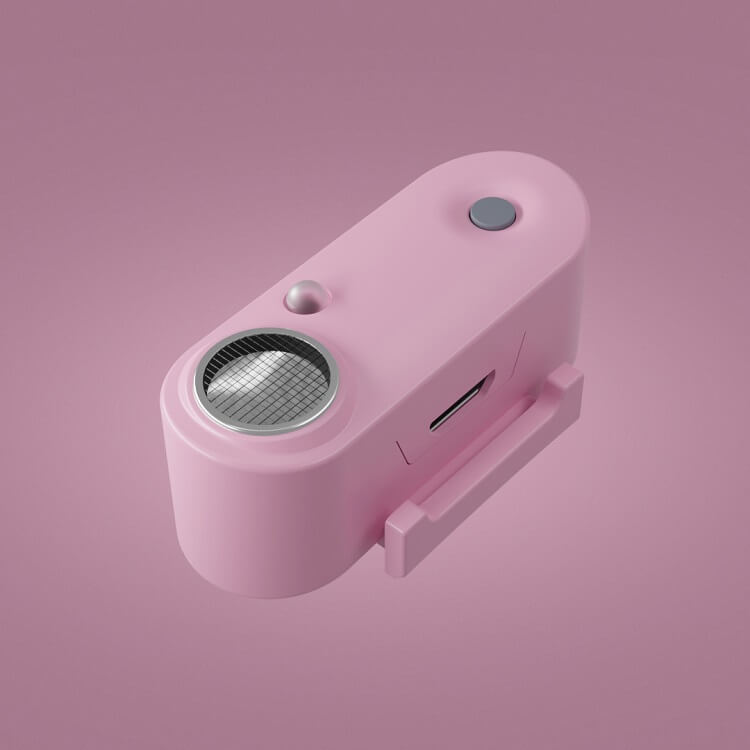 TICKLESS MINI DOG - Dobíjateľný ultrazvukový odpudzovač kliešťov a bĺch pre psov-OrganPurple Farba: OrganPurple