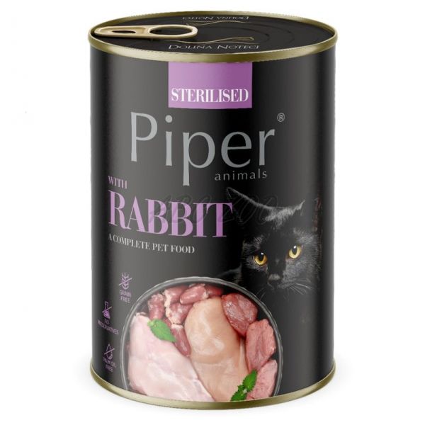 PIPER CAT konzerva zajac, 400 g