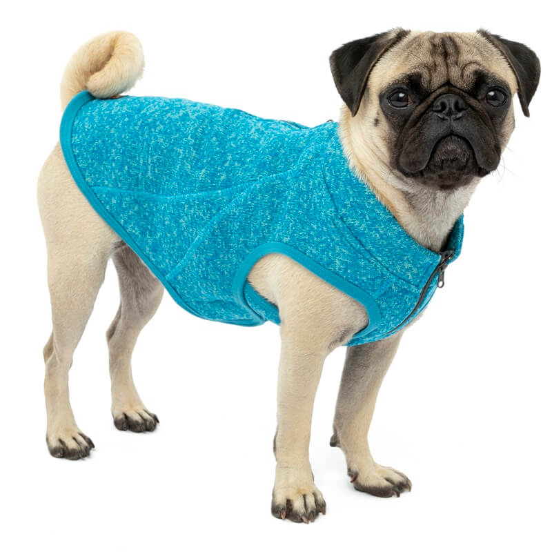 Sveter pre psy Kurgo Dog Core Sweater-Heather-Blue-S Farba: Heather-Blue, Velkost: S