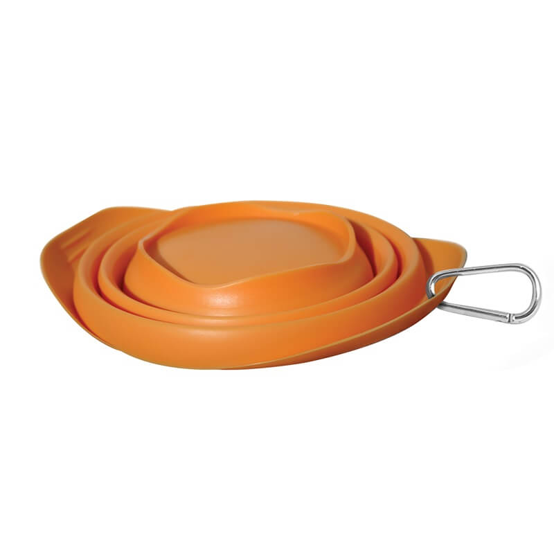 Miska pre psa Kurgo Collaps-a-Bowl-orange Farba: oranžové