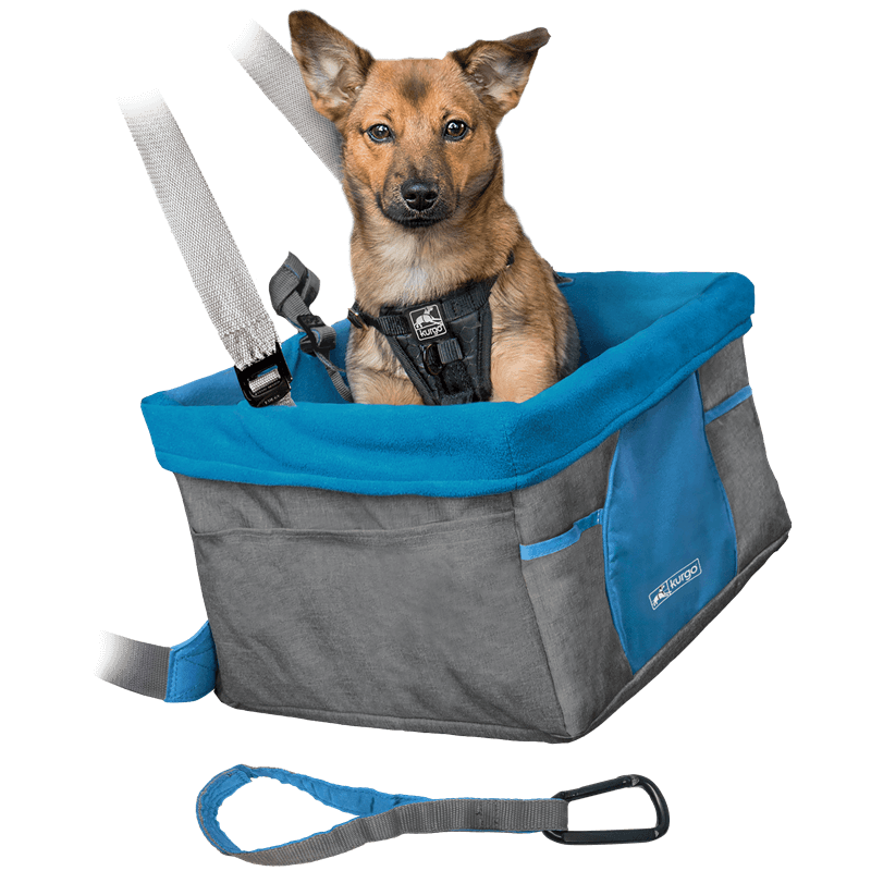 Autosedačka Kurgo Heather Booster Seat - Heather Grey/Coastal Blue