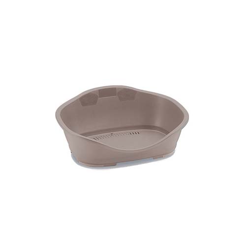 STEFANPLAST Sleeper 1 57x42x24cm light dove grey plastové ležadlo pre psa