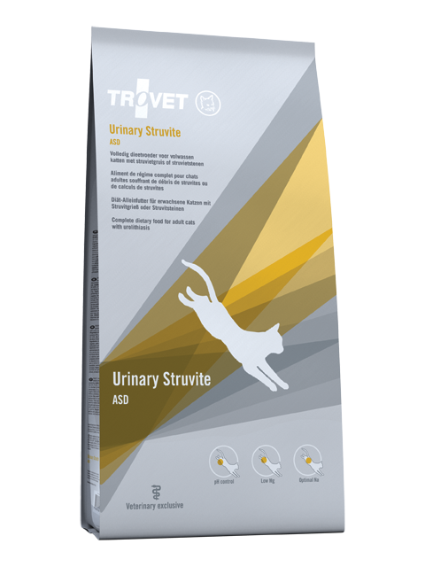 Trovet ASD Urinary struvite granule pre mačky 2,5 kg