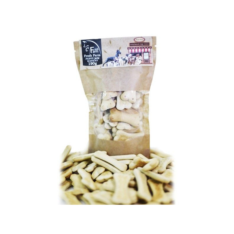 Fresh Farm Kosti - Puppy M/M s ovocím a vanilkou 190g