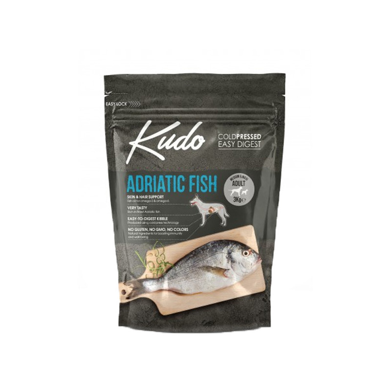 Kudo Dog LG Adult Medium&Maxi Adriatic Fish 3kg