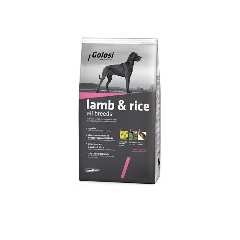 Golosi Lamb & Rice All Breeds - jahňacie s ryžou 3kg