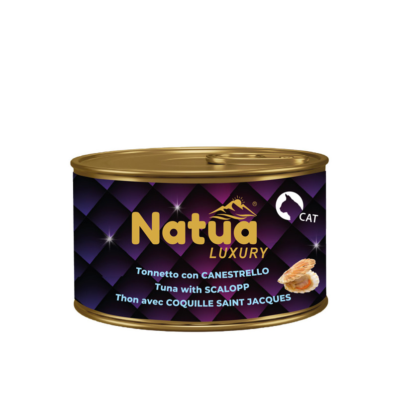 Natua Cat Adult Luxury - Filety z tuniaka a mušľa 85g
