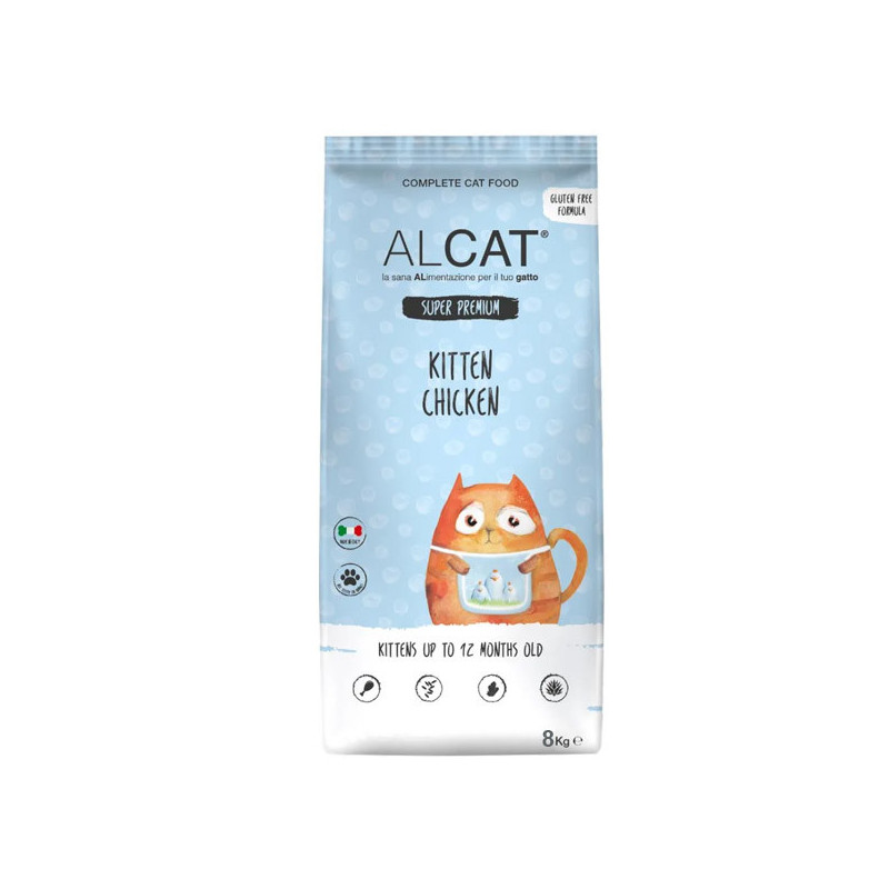 Alcat Kitten granule - Kuracie mäso 8kg