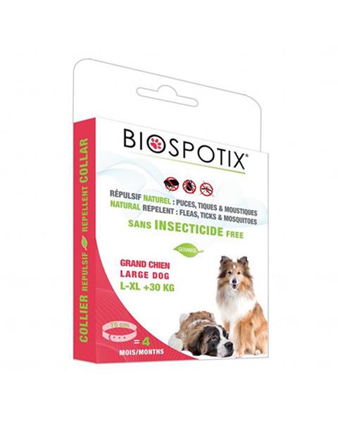 Obojok BIOGANCE Biospotix Large dog L-XL s repelentným účinkom 75 cm (nad 30 kg)