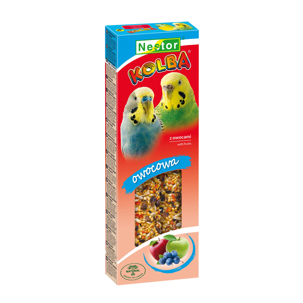 NESTOR Tyčinka pre andulky s ovocím 2ks 85g