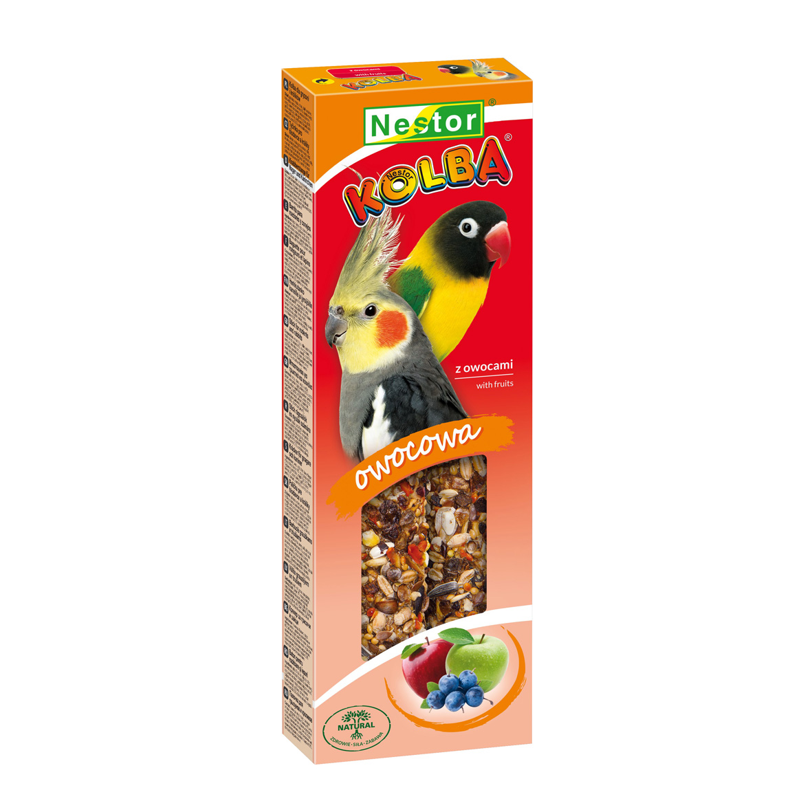 NESTOR Tyčinka pre papagáje s ovocím 2ks 115g