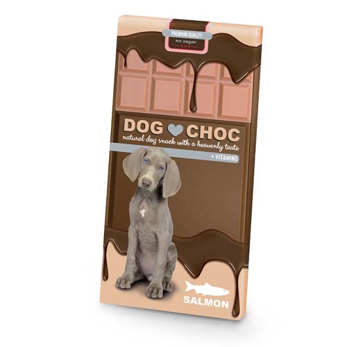 DUVO+ DOG CHOC salmon 100g čokoláda pre psov