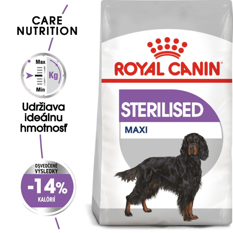 ROYAL CANIN Maxi Sterilised granule pre dospelých kastovaných psov veľkých plemien 3kg