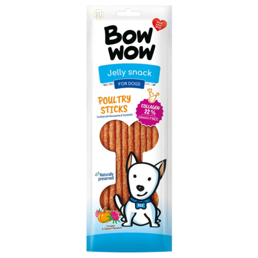 Bow wow pochúťka hydinové tyčinky 10 ks