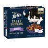 felix tasty shreds multipack 12 x 80 g hovadzie kura losos tuniak v stave 7613038645704