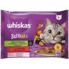 Whiskas Tasty mix v stave hovadzie hydina losos a zelenina 4 x 85 g 4770608262716