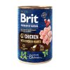 brit premium by nature chicken with hearts 400 g konzerva pre psov 8595602537952