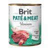 brit pate and meat venison 800 g konzerva pre psov 8595602532377