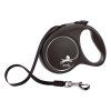 Vodítko Flexi Black Design páska L 5 m čierne (do 50 kg)