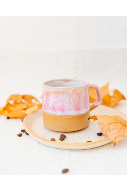 Ručně vyrobený čajový hrnek klasik - Sakura (330 ml)