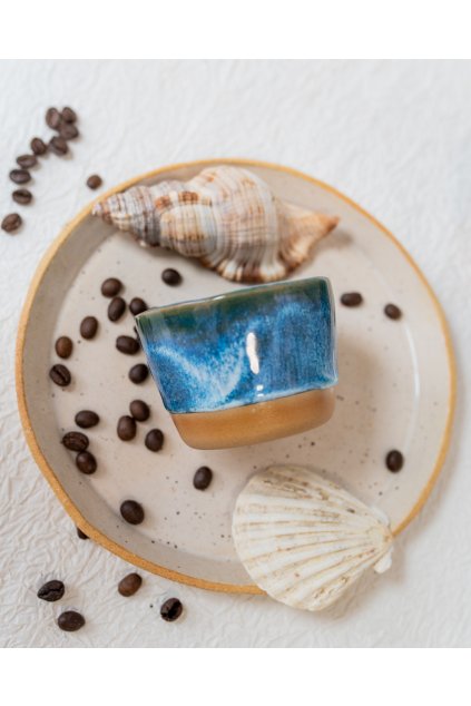 Ručně vyrobený kalíšek na kávu - Jeans (120ml)