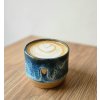 Ručně vyrobený kalíšek na kávu - Jeans se srdíčkem (150-170 ml)