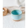 Ručně vyrobený kalíšek na kávu - Amazonit(150-170 ml) - II.jakost