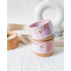 Ručně vyrobený kalíšek na kávu - Sakura se srdíčkem (150-170 ml) - II.jakost