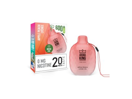 hookah jewel mini 600 apple peach jednorazowka