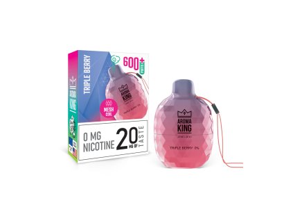 hookah jewel mini 600 triple berry jednorazowka