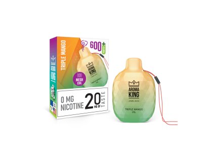 hookah jewel mini 600 triple mango jednorazowka