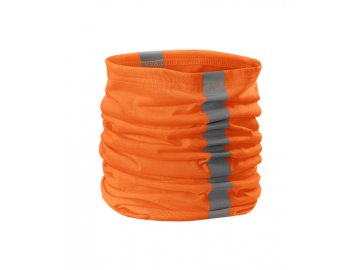 Reflexní univerzální šátek-oranžový